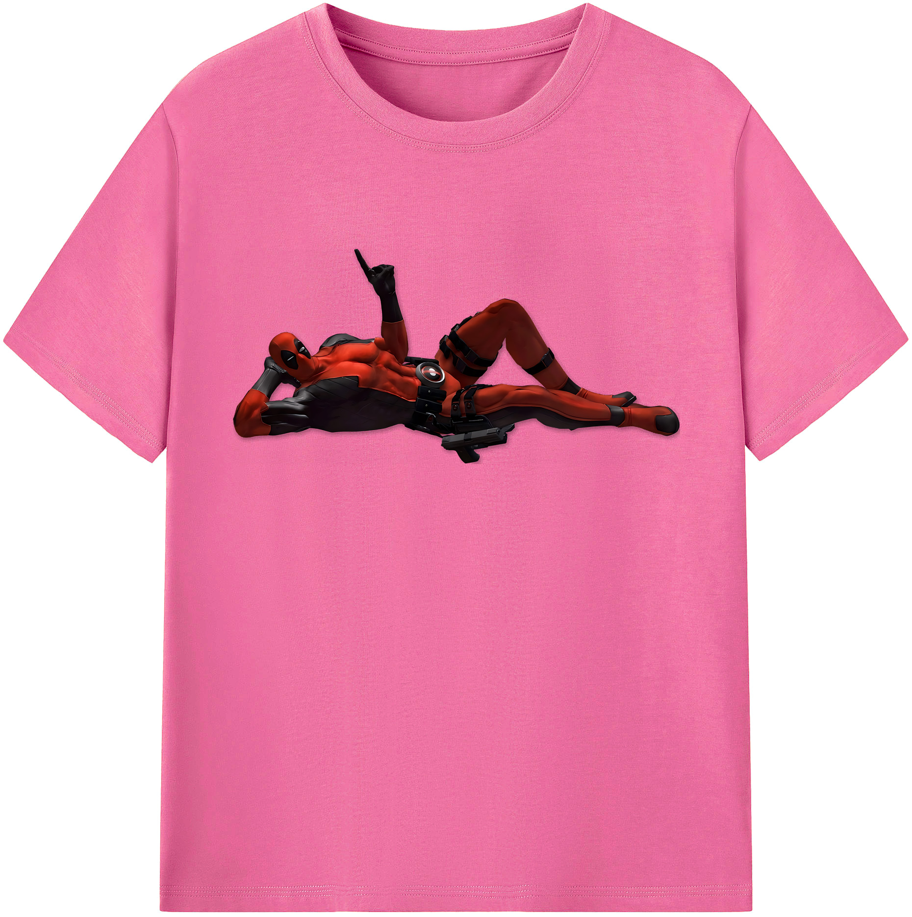 （画像用） Deadpool デッドプール レディースカジュアルプリントTシャツ（綿100％）